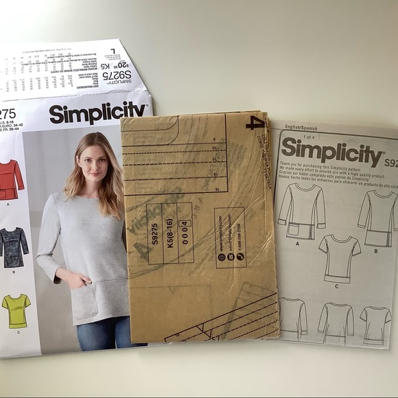 Simplicity S9275 Sewing Pattern - Picture 3 of 6